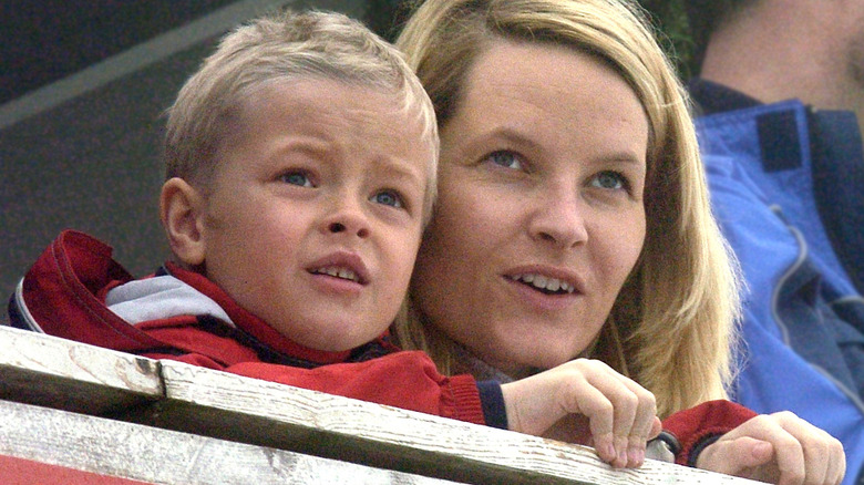 Mette-Marit with her son Marius