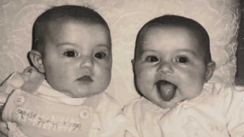 Haley and Hanna Cavinder as babies