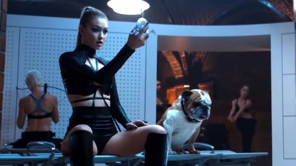 Model Gigi Hadid in Taylor Swift's music video for "Bad Blood."