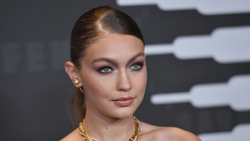 US model Gigi Hadid arrives for the Savage X Fenty Show Presented By Amazon Prime Video at Barclays Center on September 10, 2019 in Brooklyn, New York. 