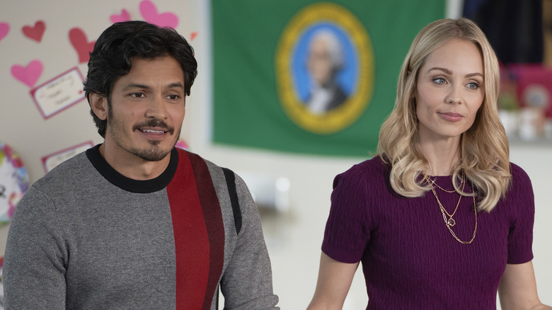 Laura Vandervoort and Nicholas Gonzalez in Playing Cupid