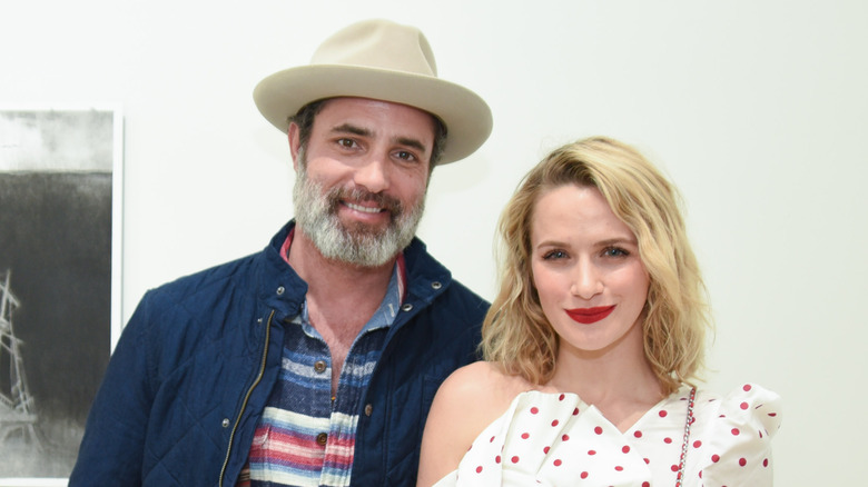 Victor Webster and Shantel VanSanten smiling