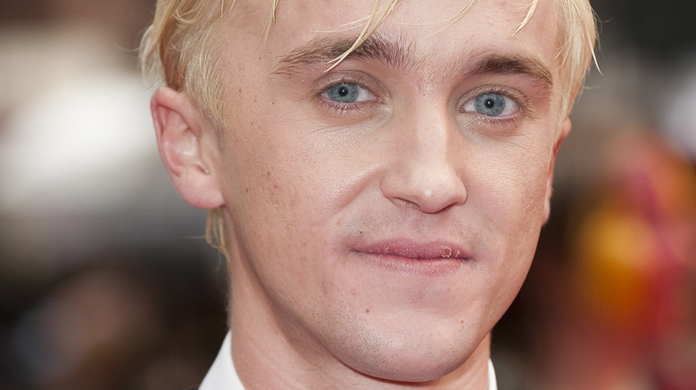 Harry Potter actor Tom Felton on the red carpet 