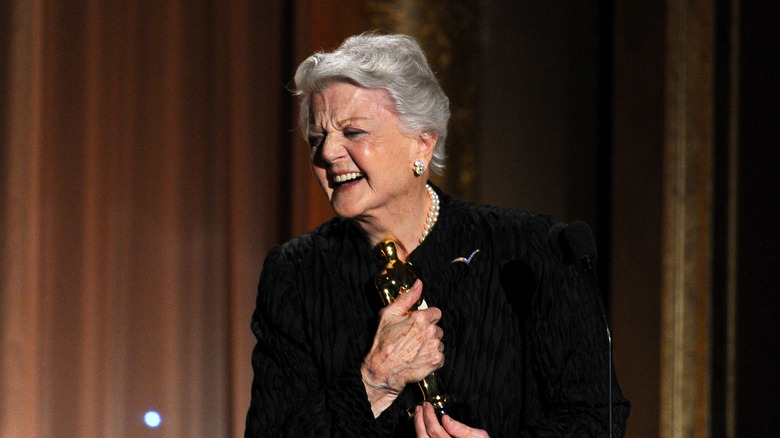 Angela Lansbury receiving an honorary Oscar in 2013