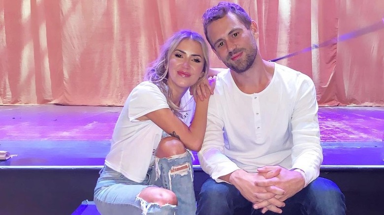 Kaitlyn Bristowe and Nick Viall posing together