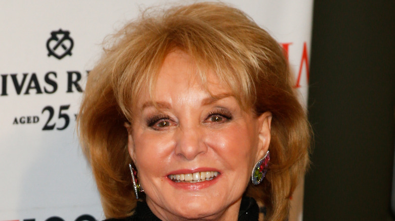 Barbara Walters smiling at event 