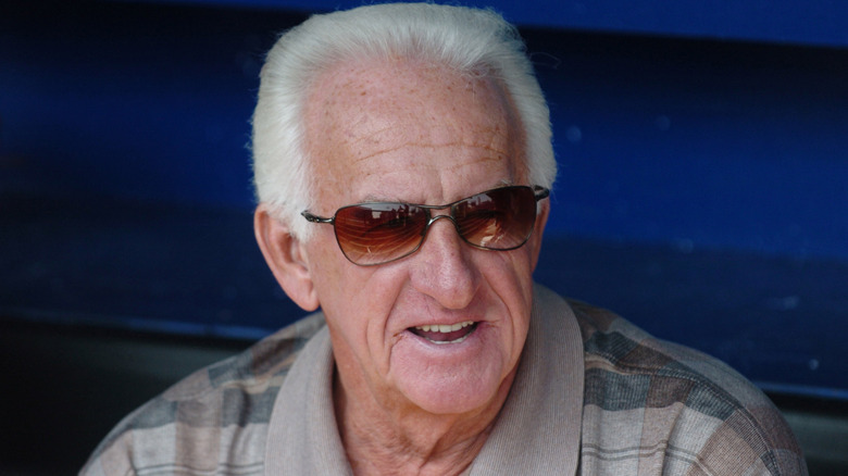 Bob Uecker wearing sunglasses