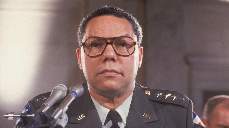 Colin Powell testifying before Congress 