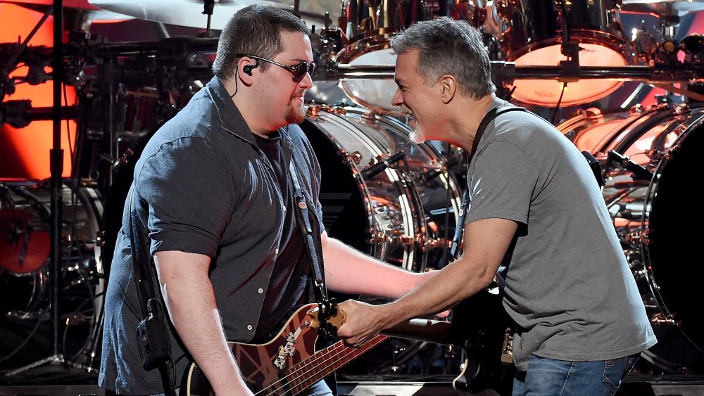 Wolfgang and Eddie Van Halen