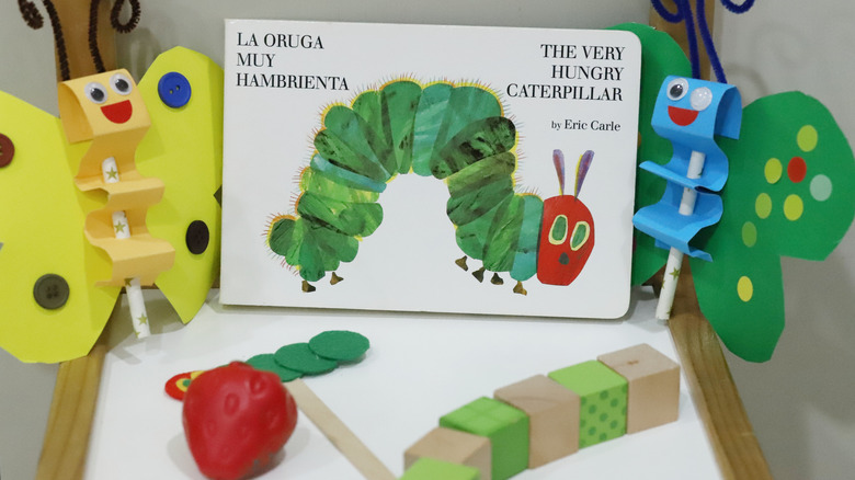 A Very Hungry Caterpillar display