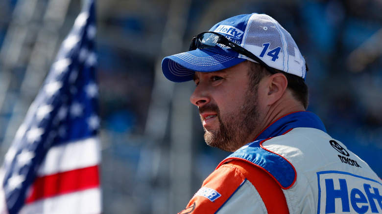 Eric McClure on the racing track 