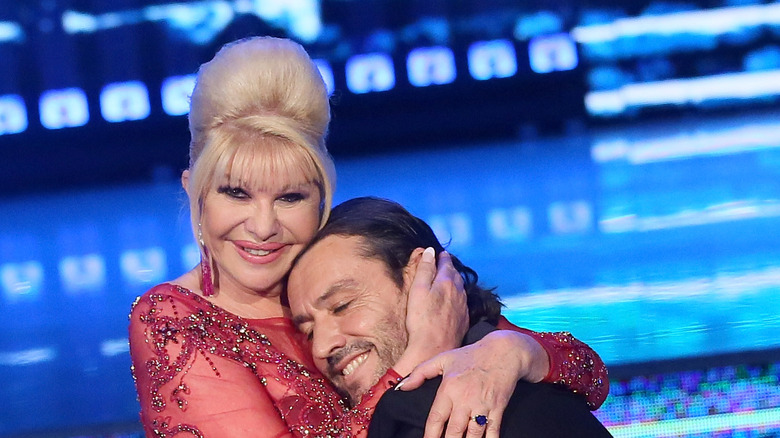 Rossano Rubicondi and Ivana Trump hugging