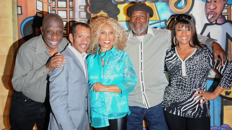 John Amos and the cast of Good Times.