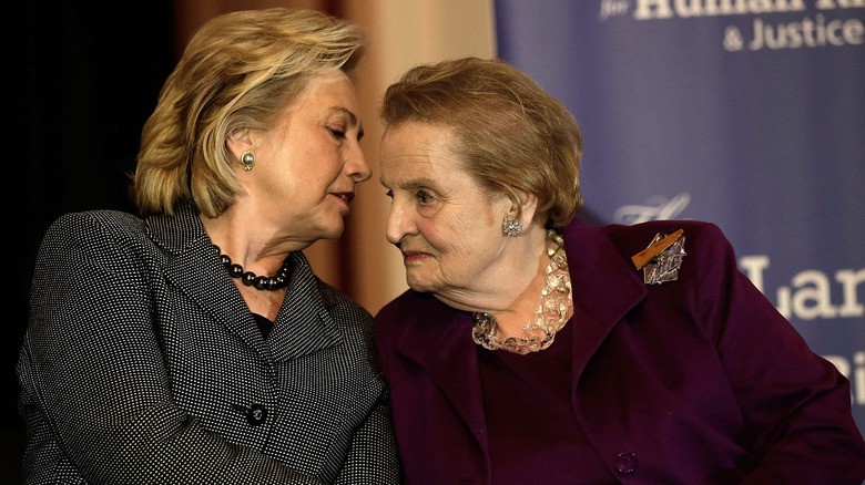 Madeleine Albright with Hillary Clinton 
