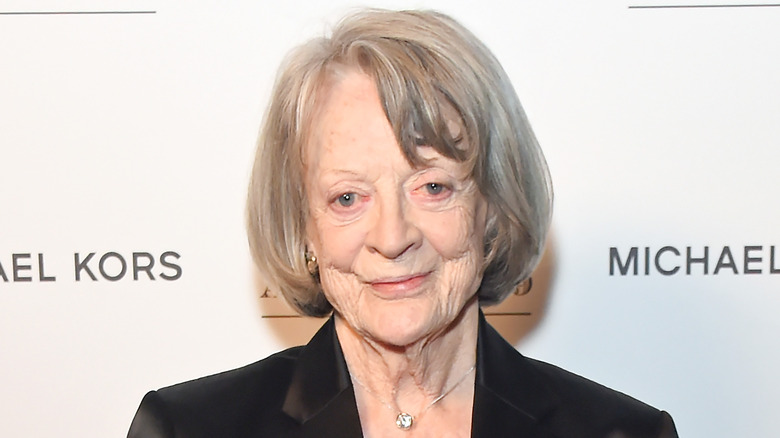 Maggie Smith smiling