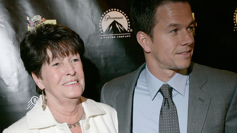 Mark Wahlberg with mom Alma