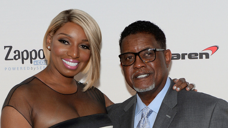 Gregg and NeNe Leakes at event