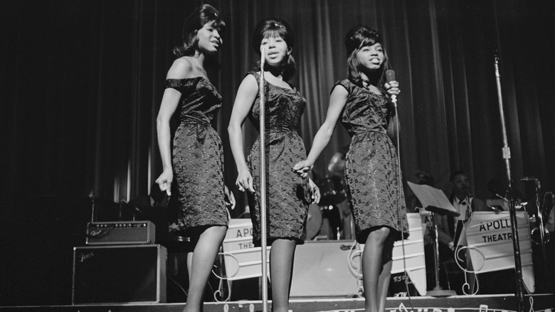 The Dixie Cups performing on stage
