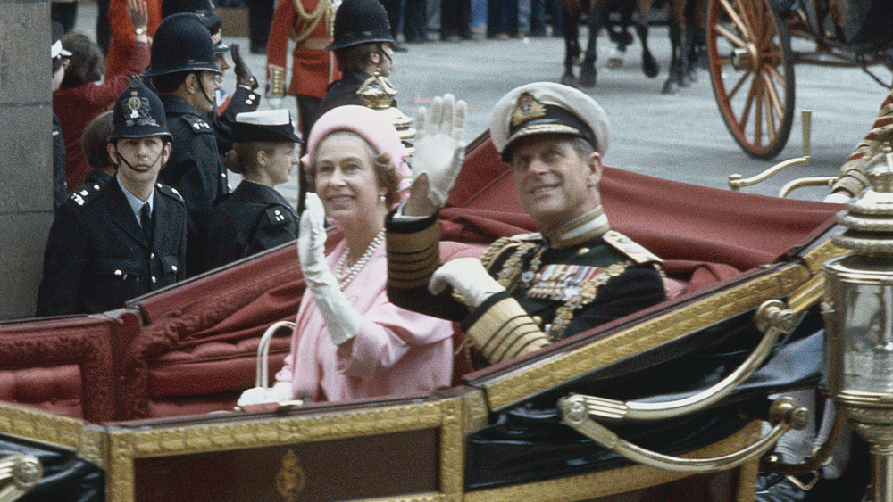 Prince Philip with Queen Elizabeth 