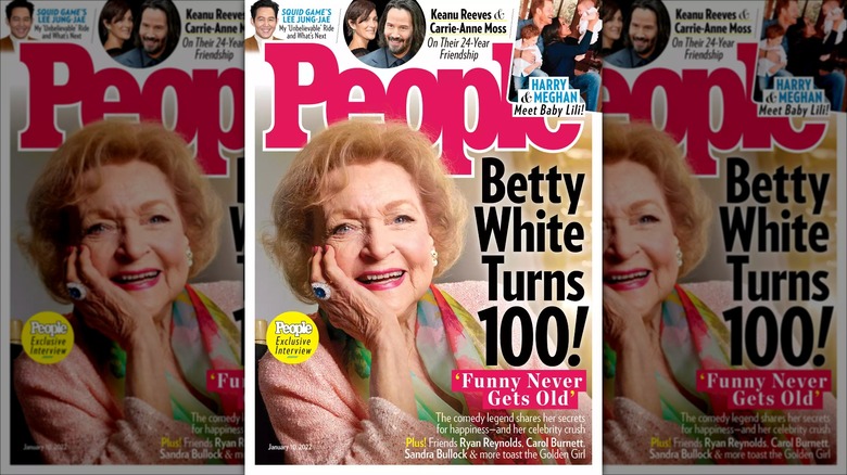 Betty White Turns 100! People magazine cover