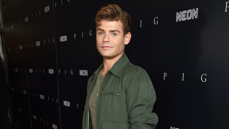 Garrett Clayton posing