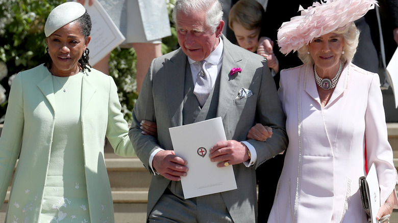 Charles exiting wedding