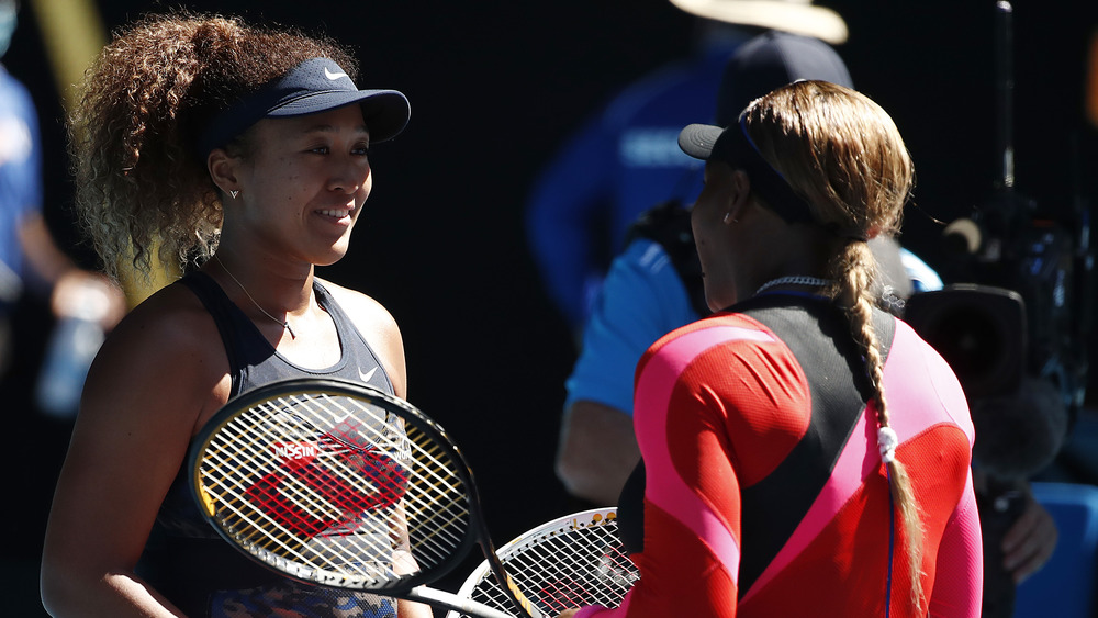 Naomi Osaka and Serena Williams