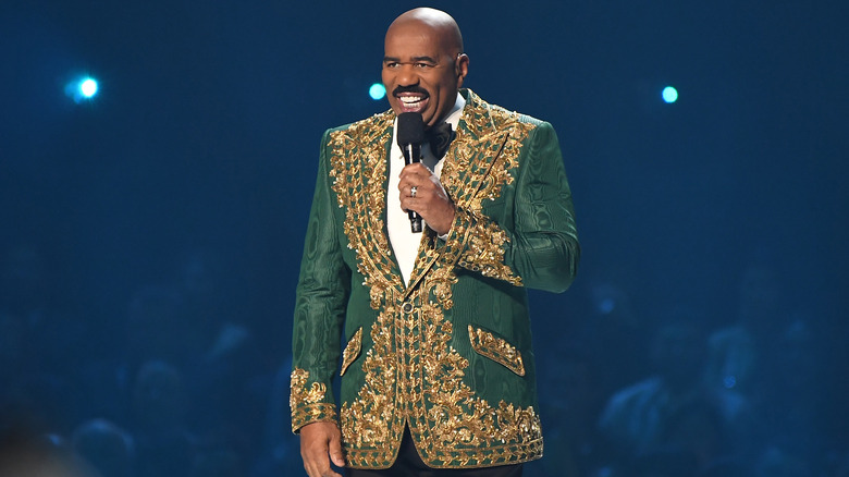 Steve Harvey during Miss Universe Pageant 