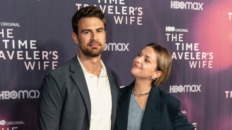 Theo James and Ruth Kearney smiling