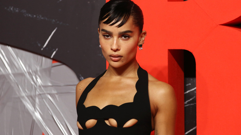 Zoë Kravitz on the red carpet