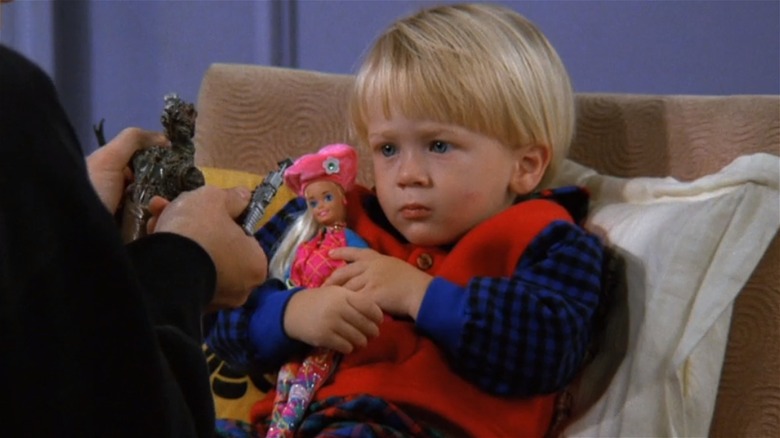 Ben with his Barbie on Friends