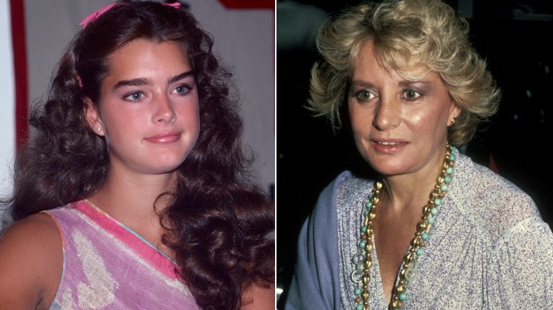 Left: Brooke Shields, right: Barbara Walters