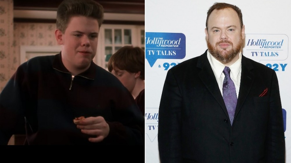 Devin Ratray in Home Alone; Devin Ratray at a Hollywood Reporter event in 2018