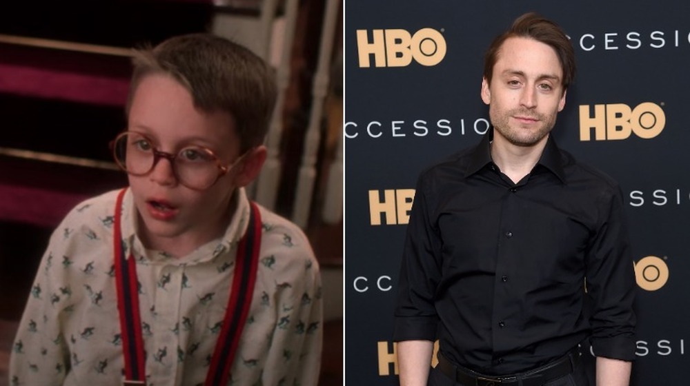 Kieran Culkin in Home Alone; Kieran Culkin at a Succession FYC event