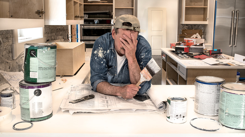 Frustrated home renovator 