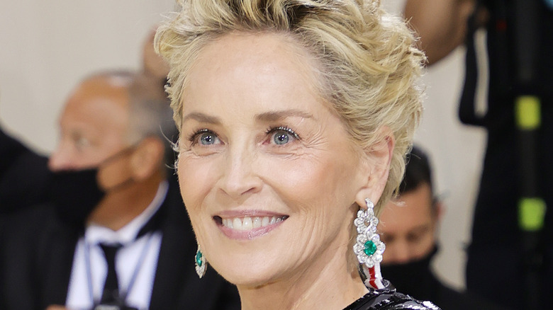 Sharon Stone smiling