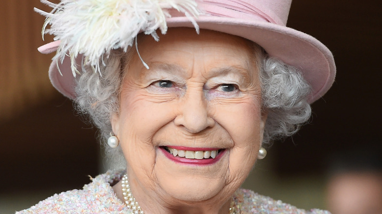 Queen Elizabeth smiling