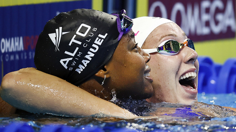 inclusive shot from swimming trials