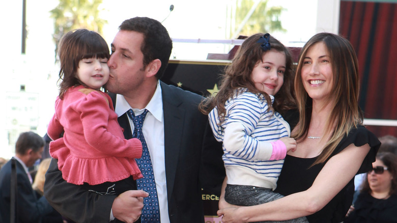 The Sandler family at event
