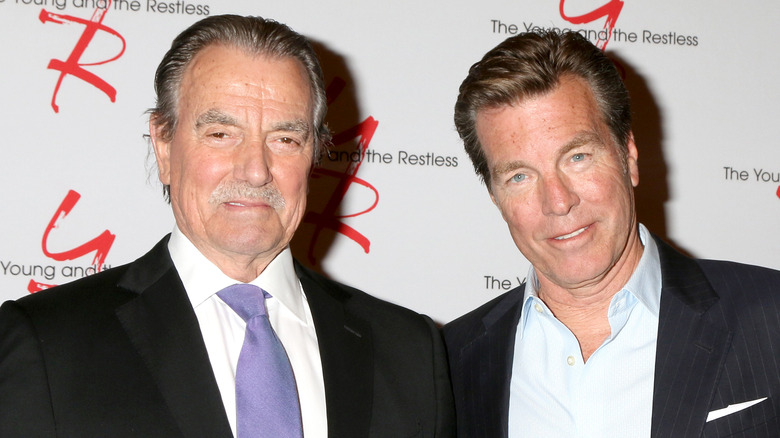 Eric Braeden and Peter Bergman smiling