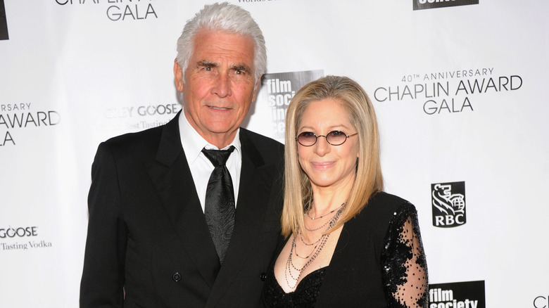 Barbra Streisand and James Brolin on the red carpet