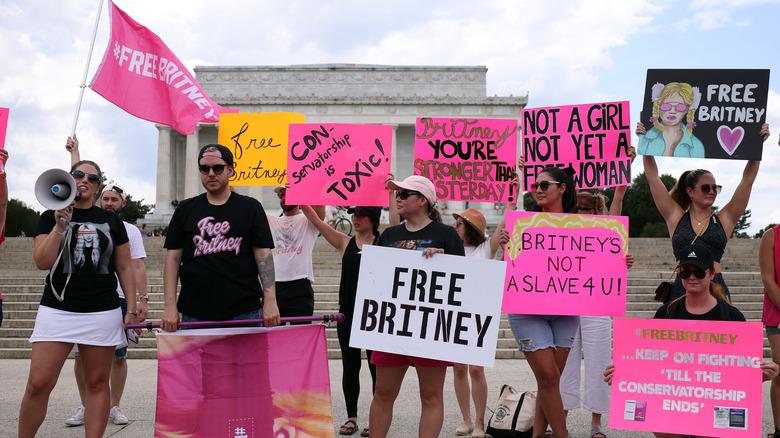 A "Free Britney" march