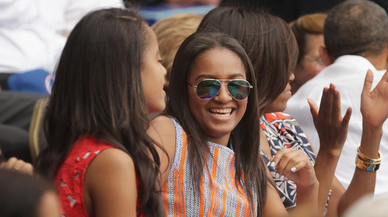 The Obama at an event