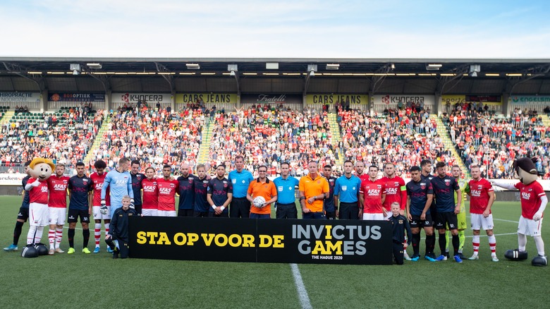 An Invictus Games football match