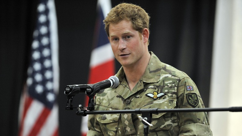 Prince Harry speaking at Warrior Games