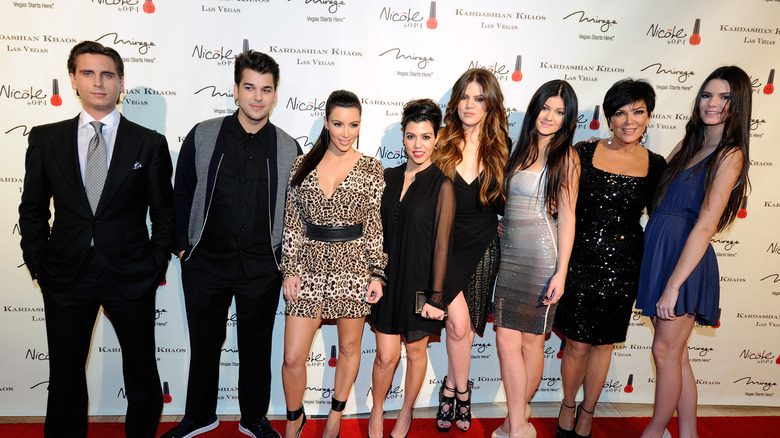 The Kardashian and Jenner family 