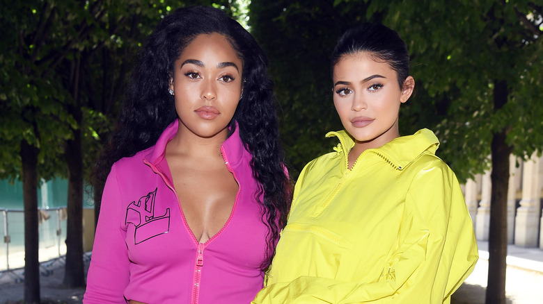 Kylie Jenner and Jordyn Woods in athlesiure