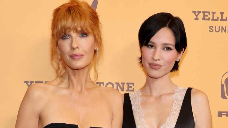 Kelly Reilly and Kelsey Asbille posing