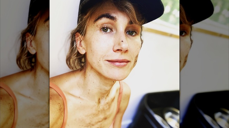 Jennifer Landon smirking in a selfie