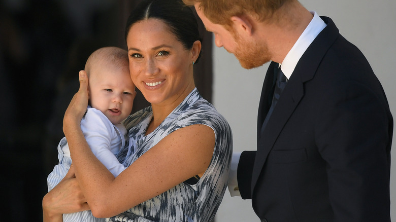 Prince Harry, Meghan Markle, and baby Archie